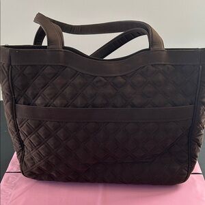 Vera Bradley Quilted Chocolate Brown Tote